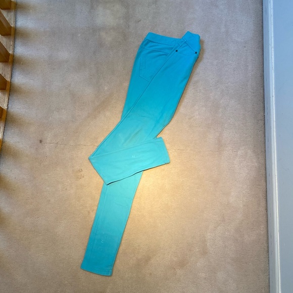 I am selling Small size light blue leggings that just seems like pants but comfy - Picture 1 of 3